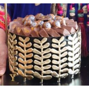 Nueva vajilla moderna, cuenco de Chocolate, decorativo, redondo, servidor dulce, exhibición de postres para la venta caliente, cuenco de servidor de Chocolate - Product Image 4