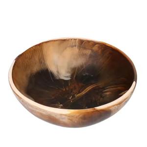 Tazón de resina brillante Premium Crescent Crafts con patrones artísticos multicolores únicos Comedor elegante decorativo para fiesta - Product Image 1