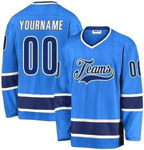 Chemises de hockey sur glace personnalisées Maillot durable et populaire Chemise de hockey sur glace à séchage rapide Sublimation complète sur mesure - Product Image 5