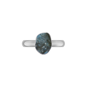 Bague en argent sterling 925, finition haut de gamme, sertie de kyanite, pierres naturelles de formes classiques, tendance, élégante, pour mariage et fête - Product Image 3