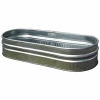 Baignoire en métal galvanisé à bas prix, faite à la main, avec accoudoirs inclus, design moderne, vidange automatique, portable
