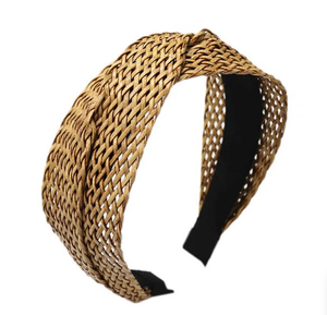 การกระจายขายส่งผ้าคาดศีรษะหวายโบฮีเมียนแฮนด์เมดการออกแบบของลูกค้า - Product Image 3