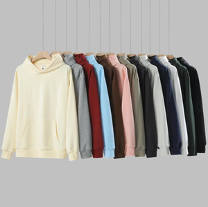 Sudadera alta Bordado Logo Mujer Sudadera Casual Fleece Reversible Sudadera de gran tamaño Algodón Poliéster Sudaderas con capucha para mujer - Product Image 1