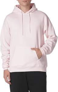 Sweat à capuche oversize d'hiver pour homme, taille plus, 100% polyester, tricoté, teint en pièce, séchage rapide, doublé, imprimé sur le devant, logo personnalisé - Product Image 6
