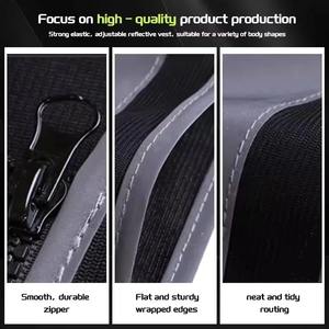 Gilet de sécurité d'hiver en toile durable pour hommes, vêtements de travail réfléchissants respirants pour les conducteurs de construction, le travail d'entretien assure la sécurité - Product Image 4