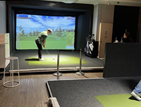 Simulador de Golf Impact Sports Modelo O1, Solución Integral, Monitor con Doble Cámara de Alta Velocidad, Servicios Profesionales, 1 Año de Garantía, CE