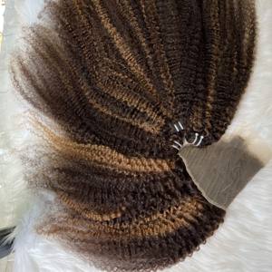 Extensiones de cabello humano virgen vietnamita doble dibujado largo Piano Color Yaki tejido todas las cutículas alineadas crudo grado profundo BDLE Wave - Product Image 3