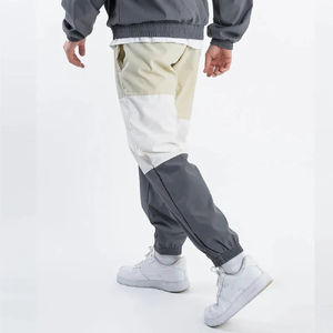 Vente en gros Ensemble coupe-vent adulte conçu sur mesure avec panneaux multicolores Survêtements décontractés pour garçons grande taille pour l'hiver - Product Image 6