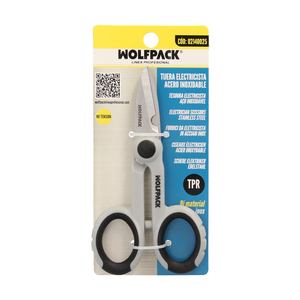 Forbici da Elettricista 140 mm. Maniglia in TPR. Resistente alla Tensione - Product Image 4