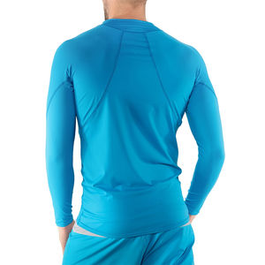 2025 dernière conception couleur personnalisée hommes Rash Guard manches longues vêtements de Fitness pour la course et le Jogging respirant - Product Image 5