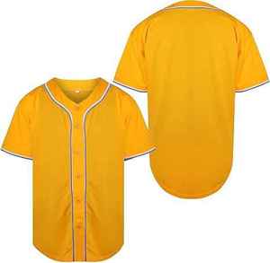 Nuevo Diseño para Atletas: Jersey de Béisbol y Sóftbol Sublimado Transpirable de Manga Corta 100% Poliéster con Logotipo Frontal - Product Image 1