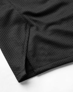 กางเกงขาสั้นผ้าโพลีเอสเตอร์สำหรับผู้ชายกางเกงตาข่ายบาสเก็ตบอลกางเกงเอวยางยืดใส่สบายลายกราฟิกแบบกำหนดเองได้กระเป๋าด้านข้างสไตล์สตรีทสีทึบ100% - Product Image 2