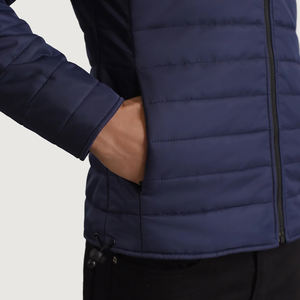Veste matelassée chauffante coupe-vent pour homme, personnalisable avec logo OEM, nouvelle conception, doublure en coton et soie, idéale pour l'extérieur en hiver - Product Image 6