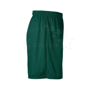 Pantalones Cortos de Malla Duraderos para Hombre, Cintura Elástica, Color Sólido, Transpirables, Ecológicos, Casuales, para Verano y Actividades al Aire Libre - Product Image 2
