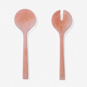 Salad Shooter Small Size Salad Server <b>Set</b> Natural Wooden with 2 Turners Sustainable Handmade <b>Utensils</b> Freezer Safe - Product Image 4