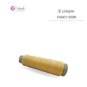 Luxueux X Crème fantaisie Dori pour tricoter et Crochet Doux et durable fantaisie Dori Collection Fil fantaisie bio - Product Image 3