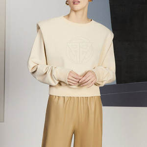 Sudadera Corta Estilo Casual con Acabado Liso y Interior Suave, Sudadera Corta con Tela Cómoda - Product Image 5