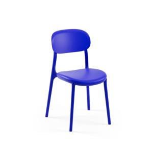 Chaise de salle à manger empilable contemporaine en plastique Tilia pour la maison, le bar et la cave à vin - Product Image 1