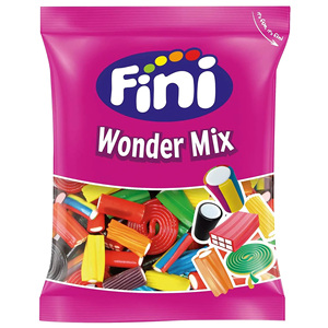 Bonbons Fini Strawberry Bites 100Gm  Rouleaux de framboises pétillantes Fini  40 x 20g Packs - Product Image 2