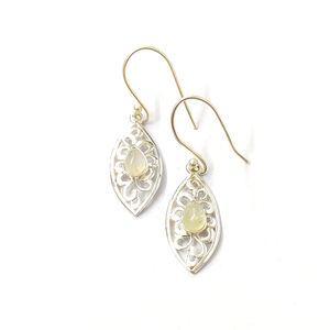 ต่างหูแฟชั่นมูนสโตน 2.1 กรัม - Product Image 1