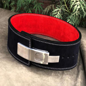 Cinturones de palanca de cuero para levantamiento de pesas hechos a medida unisex, venta al por mayor, logotipo de gimnasio y Fitness, hebilla de servicio pesado personalizable, levantamiento de pesas - Product Image 6