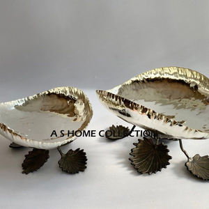 Soporte de rama frondosa de Metal de aluminio 3 en 1, plateado y blanco, decoración decorativa de lujo para el hogar, vajilla, cuenco, accesorio de mesa - Product Image 6