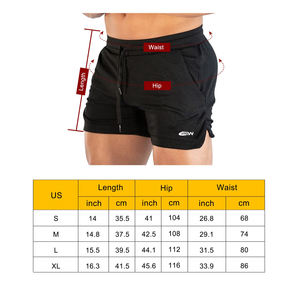 Pantalones cortos de entrenamiento duraderos para hombre, mezcla de poliéster reforzado, tela antiolor de secado rápido con bolsillos profundos, ideales para sesiones de gimnasio pesadas - Product Image 6