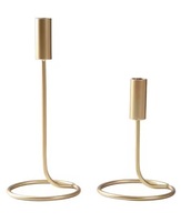 Support de bougie en métal argenté de luxe pour la décoration de mariage et de Noël, centre de table durable et écologique