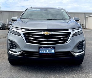 Maravilloso gris 2023 Chevrolet Equino-x Premier AWD con 1LZ usado con ruedas de aleación Asientos de cuero Sistema de navegación Arranque remoto - Product Image 1