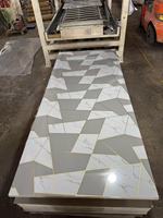 Feuille de marbre en PVC flexible à haute brillance, feuille de marbre en PVC pour alternative au marbre d'intérieur pour la décoration murale