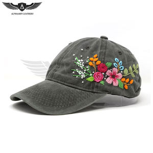 Gorras con Bordado Floral, Gorra de Béisbol Moderna de Estilo Urbano, Ajustable, Gorra Casual para Hombre y Mujer - Product Image 1