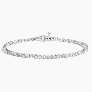 Premium 8-Inch 925 Silver Gold Plated <b>Bracelet</b> with Moissanite <b>Cute</b> Style Everyday Wear Parties Weddings Anniversary Gift Unisex - Product Image 3