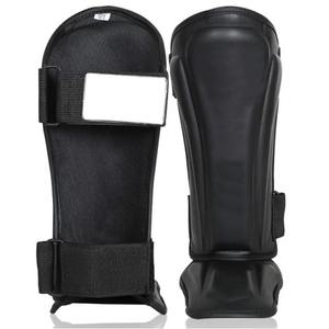 Protège-tibias Muay Thai Mma Kick Boxing Protège-tibias en cuir Pu personnalisés Entraînement Équipement de protection Protège-tibias - Product Image 1