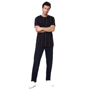 Venta al por mayor 100% algodón hombres camisetas casuales estilo Hip Hop manga corta Top diseño camiseta - Product Image 3