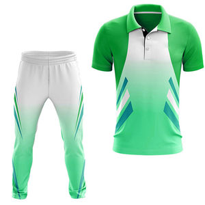 Uniformes de cricket personnalisés pour hommes en polyester de haute qualité, nouveaux modèles de maillots, polos, logo personnalisé, couleur personnalisée, meilleur nouveau modèle - Product Image 4