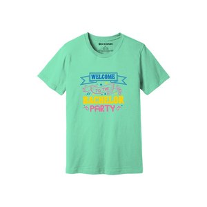 Camiseta de algodón 100% con temas de fiesta personalizables estampado Casual estilo 3D 12 opciones de color pesado GSM 160-180 100% tela de algodón - Product Image 1