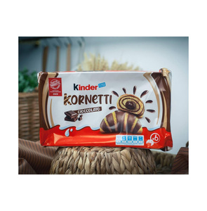 Kinder Croissant Kornetti con Relleno de Chocolate, Paquete de 6, 252g, Producto Ferrero con Información de Alergénicos, Contiene Trigo, Huevos, Leche y Soya - Product Image 4