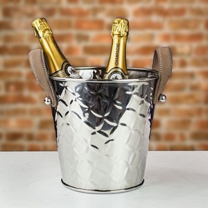 Último diseño hecho a mano hierro Metal cerveza tina de acero inoxidable Barware decorativo hielo bañera para botellas de cerveza - Product Image 5