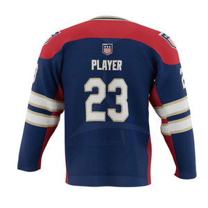 Maillot de hockey sur glace pour homme adulte personnalisable, haute qualité, respirant, séchage rapide, 100% polyester, vente chaude - Product Image 4