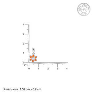 Colgante de plata floreciente para niños con cadena de eslabones para jóvenes amantes de la joyería de moda - Product Image 6