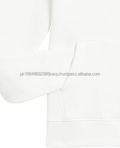 เสื้อฮู้ดครอปคุณภาพสูง 350gsm สำหรับผู้ชาย-ไซส์ใหญ่ ผ้าหนา 100% ผ้าฝ้ายฟลีซ ทรงโอเวอร์ไซส์ ออกแบบตามสั่งสำหรับประเทศปากีสถาน - Product Image 3