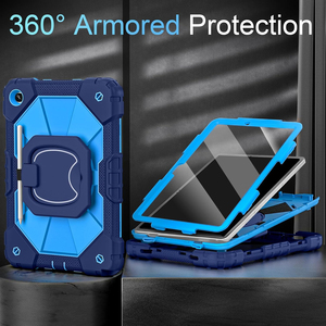 Custodia Protettiva Robusta Antiurto in PC e Silicone con Supporto per <span class=keywords><strong>Samsung</strong></span> <span class=keywords><strong>Galaxy</strong></span> <span class=keywords><strong>Tab</strong></span> A11 Plus A9 Plus 11 Pollici - Product Image 4