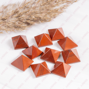 Pirámides Triangulares Mini de Jaspe Rojo de Primera Calidad al por Mayor para Decoración y Meditación - Product Image 2