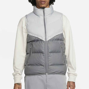 Chaleco Acolchado Informal de Invierno para Hombre, Personalizado, con Cuello Alto, Cierre de Cremallera, Aislante, Sin Mangas, Tejido Suave para Viajes y Uso Diario - Product Image 1