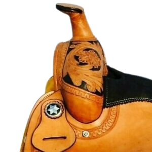 Silla de Montar Inglesa Económica de Estilo Occidental, de Cuero Puro, para Salto Ecuestre, Venta al por Mayor de Fábrica, Silla de Montar Ecuestre de Cuero Puro - Product Image 4