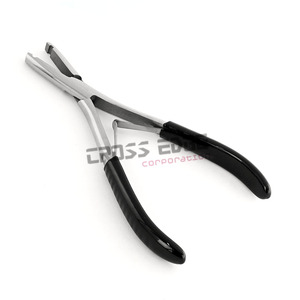 Venta al por mayor de herramientas para extensiones de cabello de salón, alicates para rizar el cabello con microperlas, alicates para cuentas de ondas de playa de acero inoxidable de 5 pulgadas - Product Image 4