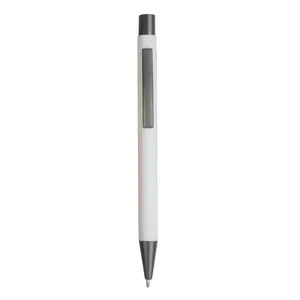 Penna a Scatto in Metallo Gommato Personalizzabile, Gadget Promozionale - Product Image 2