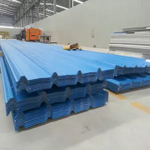 Tôle ondulée galvanisée prépeinte, panneau de toiture en acier HDGI revêtu de zinc pour la structure de bâtiments, toit, mur - Product Image 5