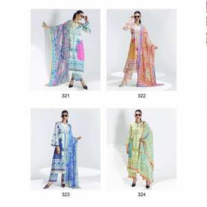 Premium Lawn Coton Impression Numérique Broderie Salwar Kameez Collection de Gros pour la Fête Porter - Product Image 6