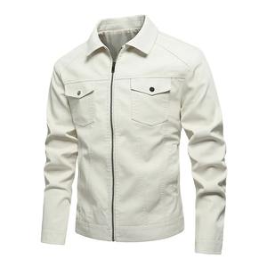 แจ็กเก็ตหนังแท้สำหรับผู้ชายแจ็กเก็ตหนังแท้มีซิปสำหรับผู้ชายแฟชั่นใหม่สำหรับฤดูหนาวบริการ OEM ตามสั่ง - Product Image 6